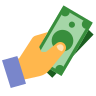 Payday Loans Cash in Hand Icon